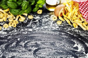 ingredientes de auténtica comida italiana